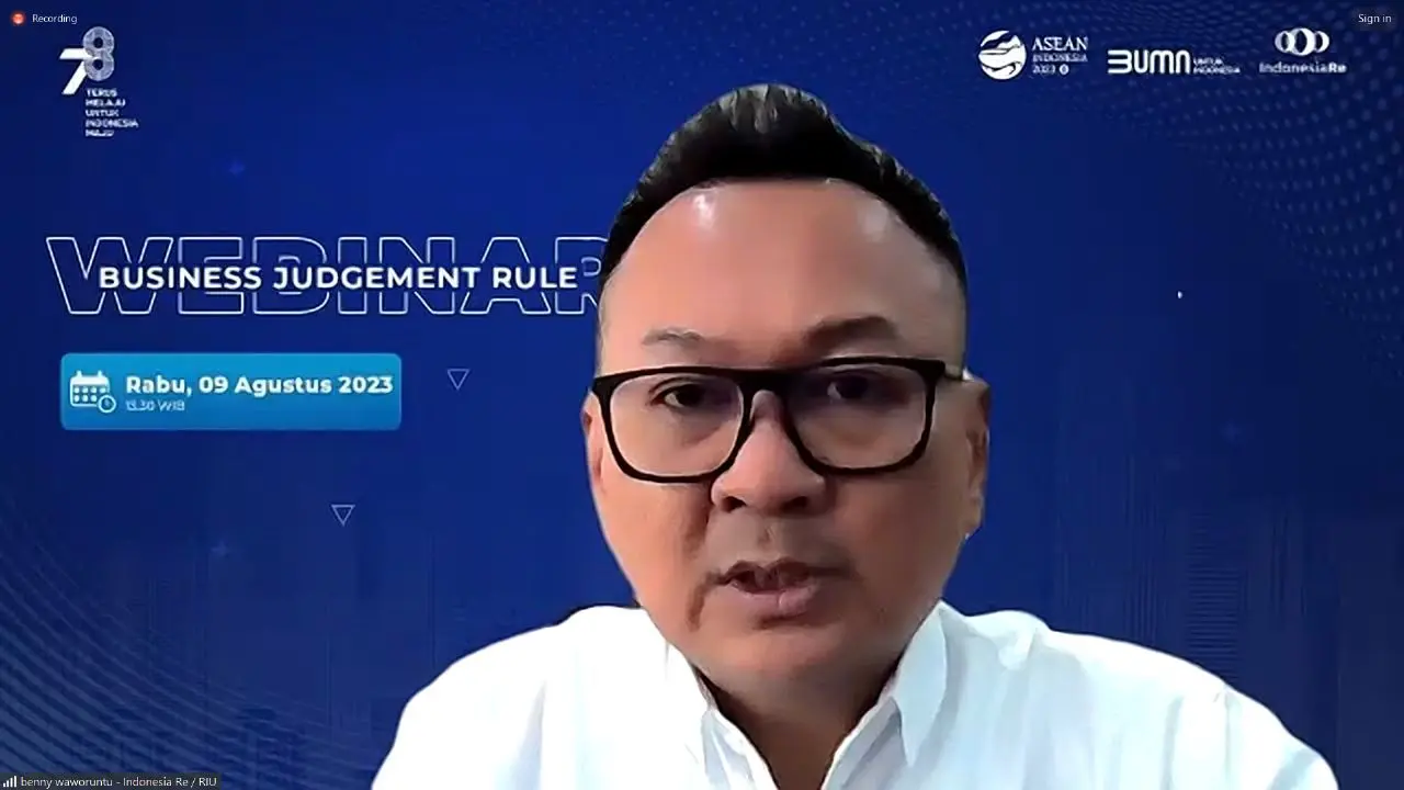 Direktur Utama Indonesia Re Benny Waworuntu.