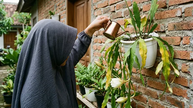 Mengatasi Penyakit Kuning Bunga Wijaya Kusuma
