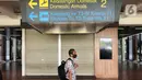 Penumpang beraktivitas di area Bandara Soekarno-Hatta, Tangerang, Jumat (24/7/2020). Senior Manager Branch Communication and Legal Bandara Soetta Febri Toga Simatupang mengatakan di bulan Juli, jumlah pergerakan penumpang rata-rata per hari mencapai 30.000 orang. (Liputan6.com/Immanuel Antonius)