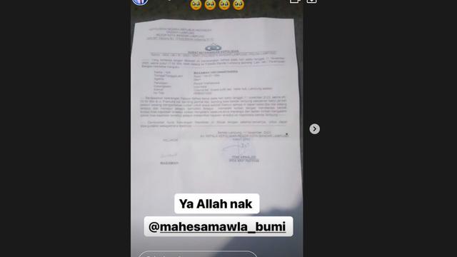 Andika Mahesa Tak Terima Anaknya Dibentak Orang Sampai Jatuh Sakit dan Trauma, Langsung Lapor Polisi. (instagram.com/babang_andikamahesa)