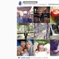 Contoh #2016BestNine foto-foto terbaik yang diunggah di akun Instagram sepanjang 2016 (Sumber: Screenshot)