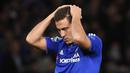 Jika melepas Cristiano Ronaldo ke Chelsea, kemungkinan Real Madrid akan menggunakan uang itu untuk memboyong Eden Hazard yang kini penampilannya sedang menurun bersama The Blues. (EPA/Facundo Arrizabalaga)