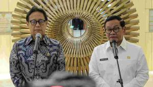 Gubernur DKI Jakarta, Pramono Anung bertemu dengan Menteri Kesehatan (Menkes) RI, Budi Gunadi Sadikin di Kantor Kementerian Kesehatan, Kuningan, Jakarta Selatan, pada Selasa 28 Oktober 2025. (Foto: Dokumentasi Pemprov DKI Jakarta).