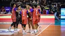 <p>Pelatih Perumda, Aryanto, mengungkapkan rasa syukurnya atas performa tim asuhannya. Menurutnya, kemenangan ini adalah hasil dari keberanian para pemain bermain lepas dan menikmati setiap momen pertandingan. (Dok. PBVSI)</p>