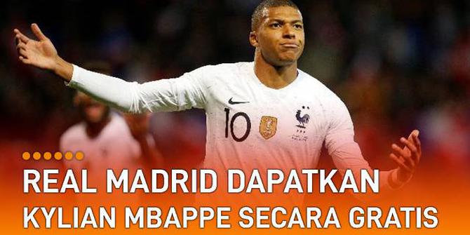 VIDEO: Real Madrid Dapatkan Kylian Mbappe Secara Gratis dari PSG