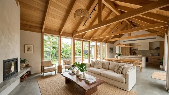 Desain Rumah dengan Plafon Tinggi