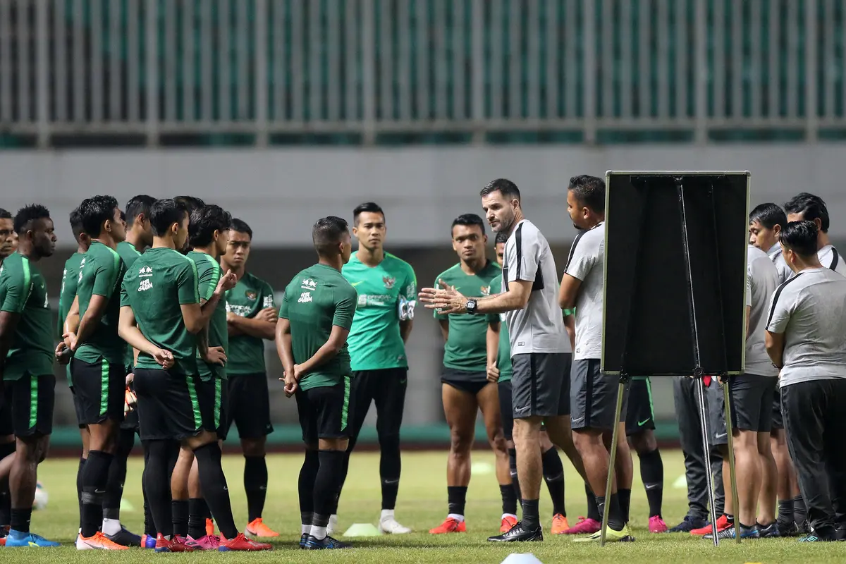 Latihan Timnas Indonesia