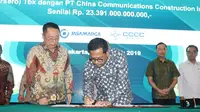 Jasa Marga Tbk dan PT China Communications Construction Indonesia bekerja sama membiayai  Jalan Tol Probolinggo-Banyuwangi (Probowangi). (Foto: Jasa Marga)