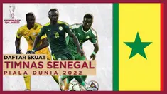Berita Motion grafis sukat resmi Timnas Senegal dalam ajang Piala Dunia 2022 di Qatar. Sadio Mane akan pimpin pasukan Les Lions di Qatar.