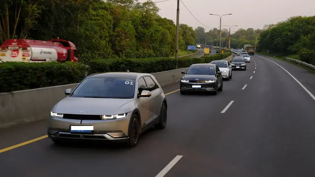 Hyundai Ioniq 5 Berhasil Jajal Rute Jakarta Cikole Pulang Pergi Tanpa Mengisi Baterai (ist)