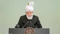 Pemimpin Dunia Jamaah Muslim Ahmadiyah, Hadhrat Mirza Masroor Ahmad (Foto: wartaahmadiyah.org)