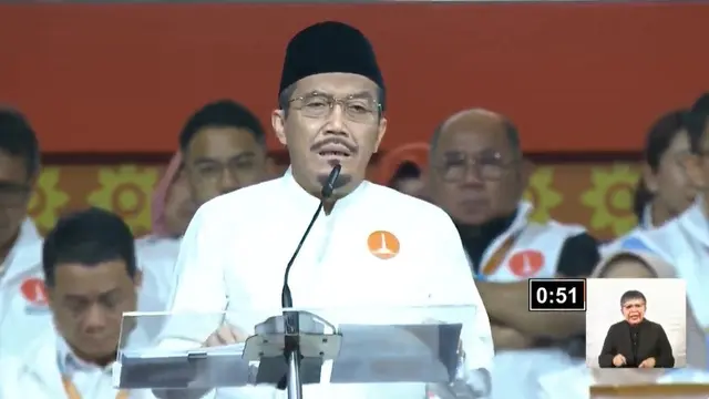Calon Wakil Gubernur nomor urut 1 Suswono saat debat kedua Pilgub Jakarta 2024.