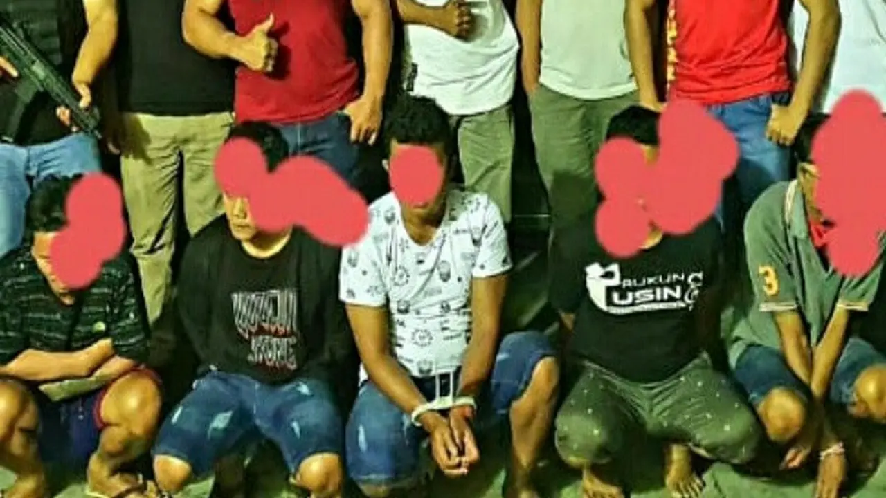 Para pelaku ditangkap berdasarkan laporan di Polres Gorontalo, Polda Gorontalo.
