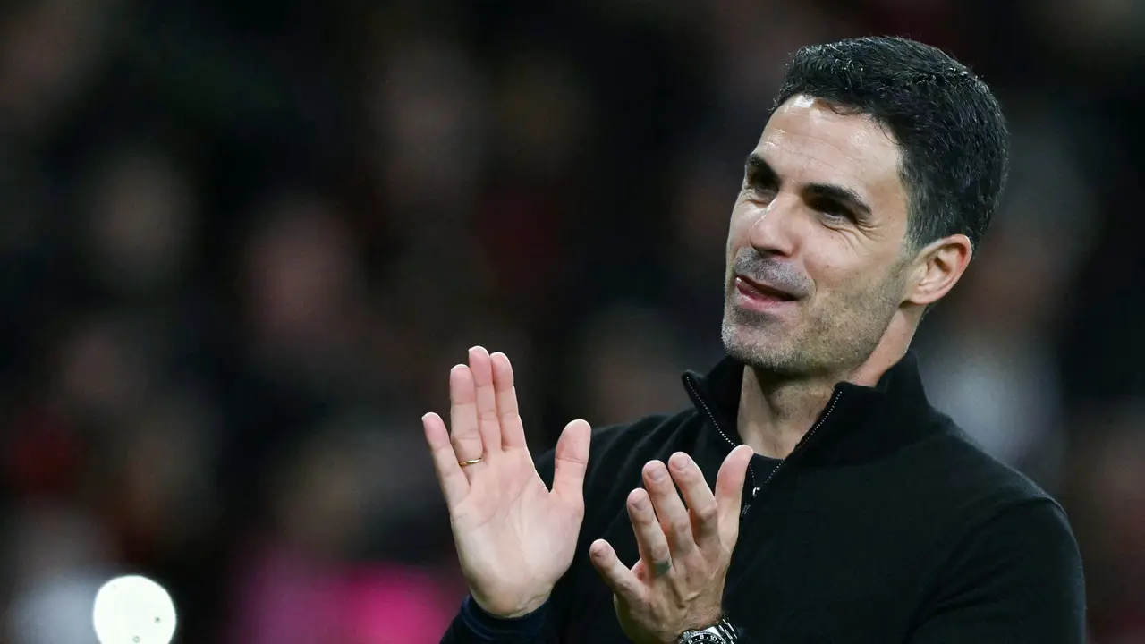 Foto: Senyum Semringah Mikel Arteta Setelah Arsenal Petik Kemenangan Penting atas Burnley, Gelar Juara Liga Inggris Kini di Depan Mata