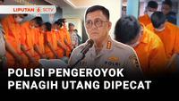 Dua Anggota Polri Dipecat Usai Mengeroyok Penagih Utang