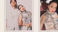 5 Potret Hesti Purwadinata Kenakan Congsam Warna Pink Banjir Pujian, Disebut Mirip Raisa