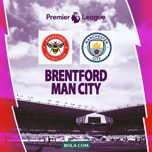 Liga Inggris - Brentford vs Man City