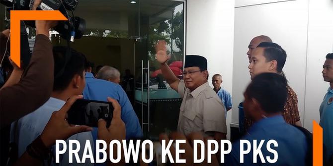 VIDEO: Prabowo Sambangi DPP PKS, Bahas Statistik Pemilu