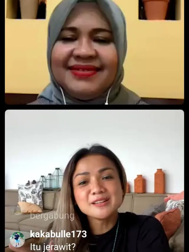 Nirina Zubir di Live Instagram Liputan6.com