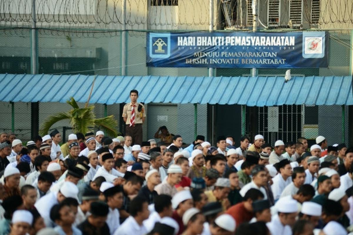 Sutan Bhatoegana laksanakan Salat Id di LP Cipinang