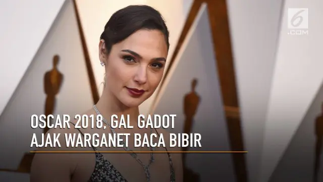 Gal Gadot menjadi salah satu aktris yang menghadiri ajang Piala Oscar 2018.