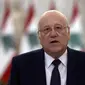 Miliarder Najib Mikati diangkat sebagai perdana menteri (designate) di Lebanon. Dok: AP Photo/Bilal Hussein