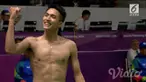 Jonatan Christie berhasil mendapat medali emas dalam kelas perseorangan di cabang olahraga badminton Asian Games 2018.