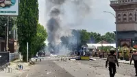 Disusupi Provokator, Aksi Tolak Omnibus Law di Cirebon Berakhir Ricuh