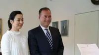 Usai Nikah dengan Bule, Model Larasati Gading Bulan Madu di Kastil Resort Jerman
