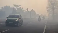 Kabut Asap Karhutla Selimuti Palangka Raya