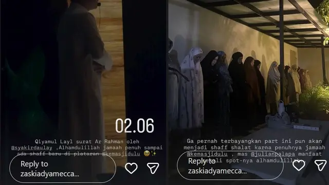 Unggahan Zaskia Adya Mecca. (Instagram/ zaskiadyamecca)
