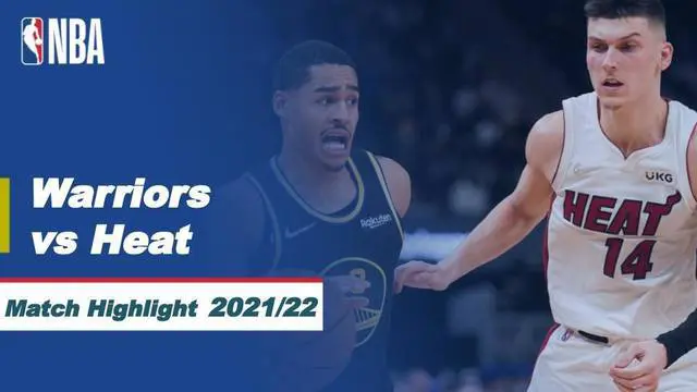 VIDEO: Highlights NBA, Golden State Warriors Kandaskan Miami Heat 115-108