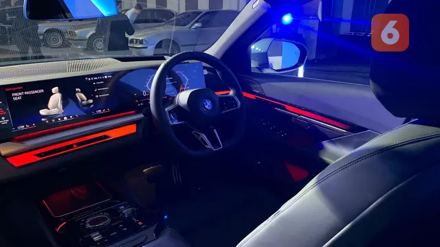 Interior mewah BMW i5 eDrive40 M Sport