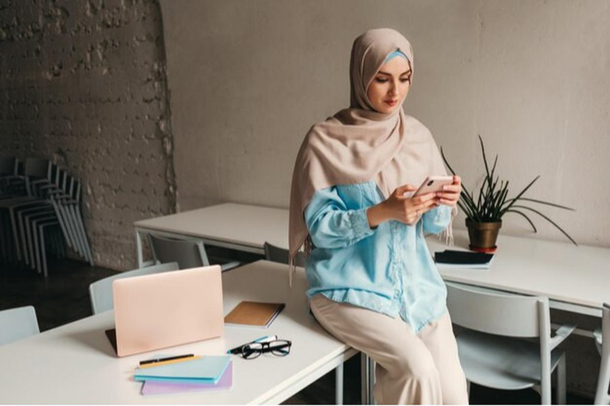 Ilustrasi Hijab Modern