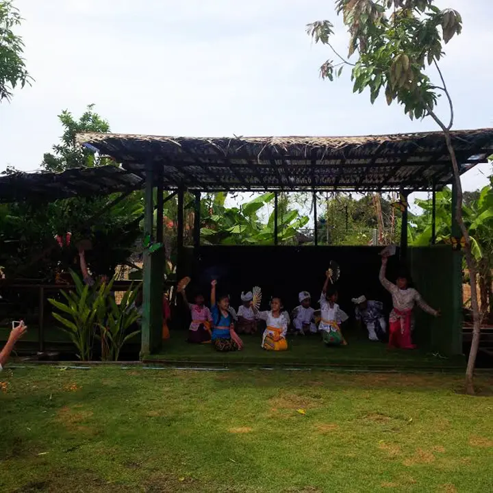Suasana pagi di Trihita Alam Eco School, Denpasar, Bali. (Liputan6.com/Dewi Divianta)