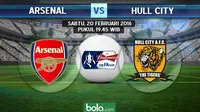 Arsenal vs Hull City (bola.com/Rudi Riana)