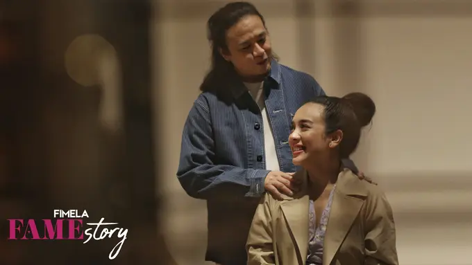 Famestory Dea Ananda dan Ariel Nidji. (Fotografer: Adrian Putra/Fimela.com)