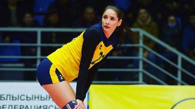 Tak Kalah dari Sabina, Ini Atlet Voli Cantik Kazakhstan yang Memesona