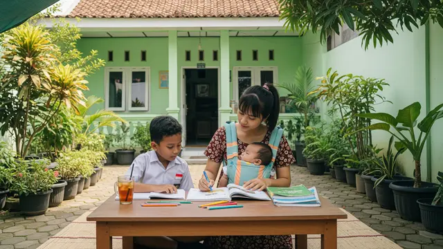 Ide Usaha Depan Rumah Khusus Ibu Rumah Tangga yang Bisa Sambil Awasi Anak Les Privat
