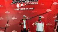 Ketua Mandalika Racing Team Indonesia, M Rapsel Ali (kanan) (Liputan6.com/Defri Saefullah)