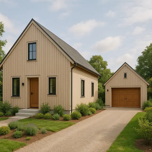 model rumah dengan garasi memadai