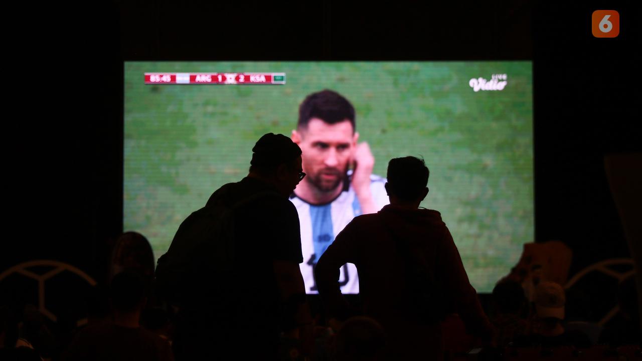 Nonton Bareng Piala Dunia 2022 antara Argentina Vs Arab Saudi Saat Peluncuran Produk Baru Aice