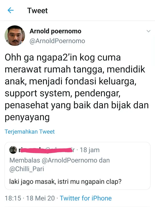 Unggahan chef Arnold Poernomo. (Foto: Instagram @ArnoldPoernomo)
