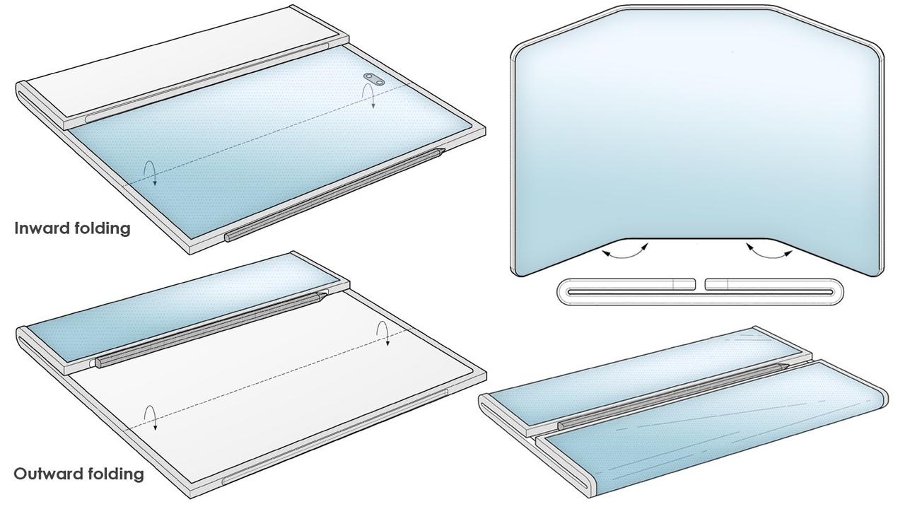 Gambar Paten Tablet Lipat Samsung