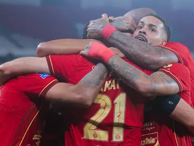 Persija Jakarta melibas Bhayangkara FC tiga gol tanpa balas dalam lanjutan BRI Super League di Stadion Utama Gelora Bung Karno (GBK) pada Senin (29/12/2025). (Bola.com/M Iqbal Ichsan)