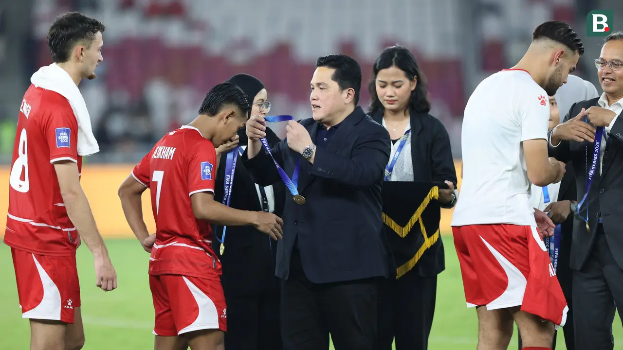 Foto: Ragam Raut Kecewa Para Penggawa Timnas Indonesia setelah Menjadi Runner Up di FIFA Series 2026
