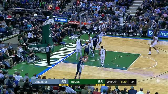 Milwaukee Bucks mengalahkan Memphis Grizzlies dengan skor 110-92 dalam lanjutan pertandingan NBA 2017-2018.