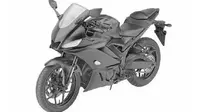Desain baru Yamaha R25 (Motorcycle.com)