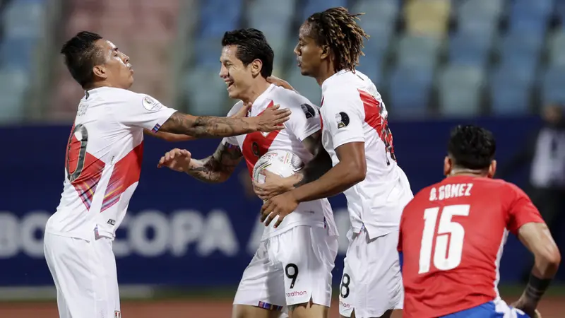 FOTO: Tundukkan Paraguay, Peru Tantang Brasil di Semifinal Copa America 2021