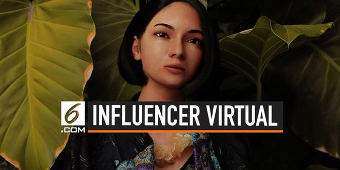VIDEO: Cantiknya Cahaya Gram, Influencer Virtual Asal Indonesia